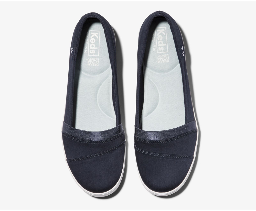 Slip Ons Keds Mujer Azul Marino - Carmel - 1065-BNVMQ